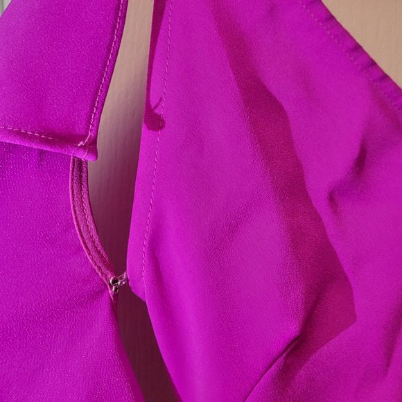 Spineta Magenta Hi Low dress - Picture 3 of 8